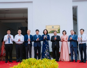 CÔNG TY CỔ PHẦN XÂY DỰNG C BHI VINH DỰ THAM GIA BUỔI LỄ KHÁNH THÀNH VÀ GẮN BIỂN CÔNG TRÌNH - TRƯỜNG THPT NGỌC HỒI